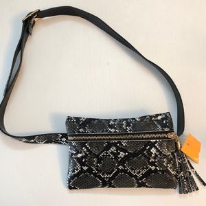 Python belt bag NWT